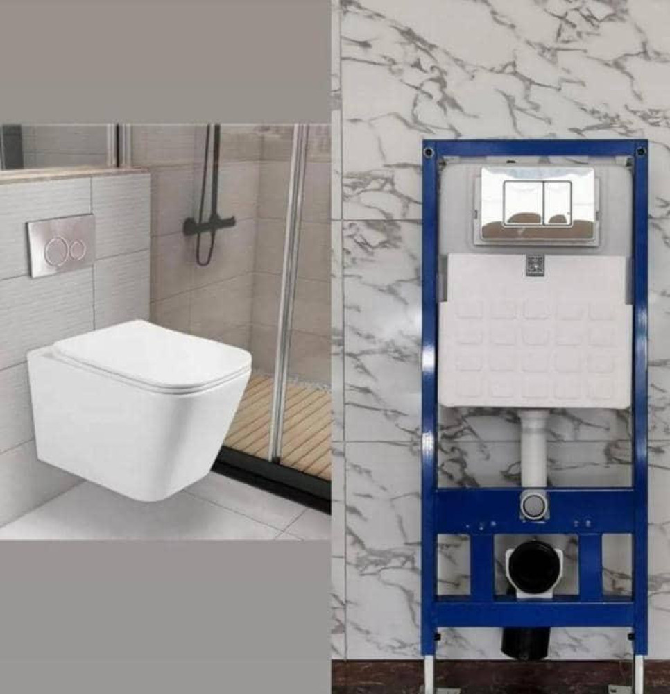 Wall-Hung Rimless WC