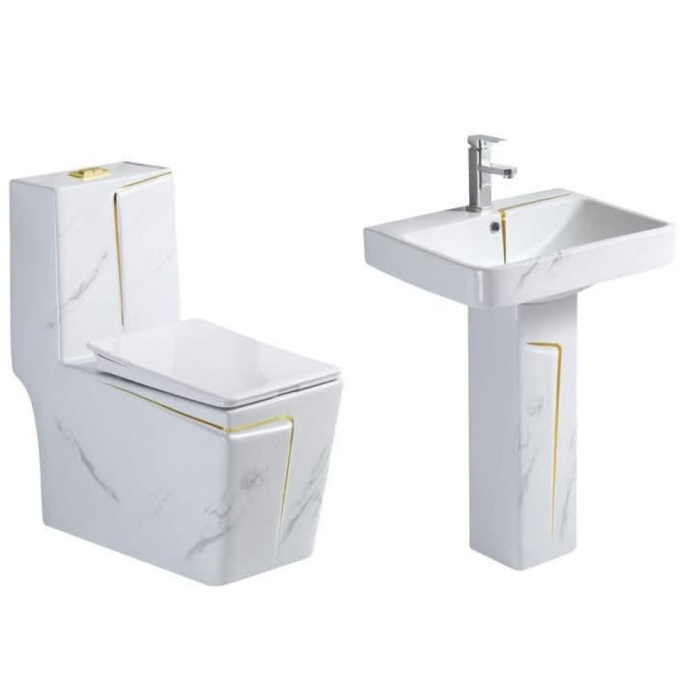 One-Piece Comfort Height WC