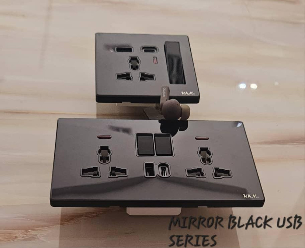 Antique Brass Switch & Socket