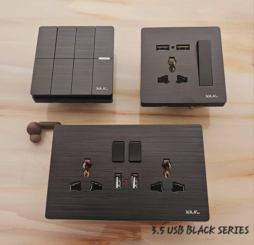 Antique Brass Switch & Socket