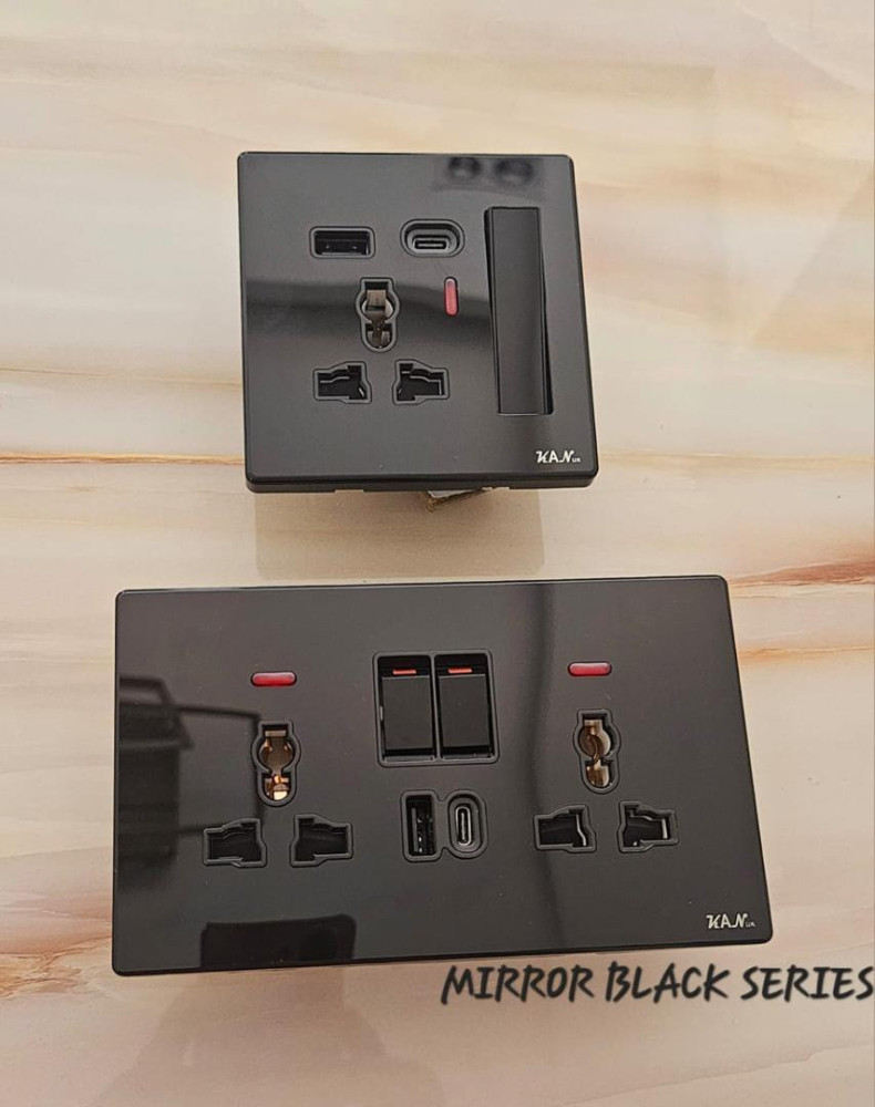 Antique Brass Switch & Socket