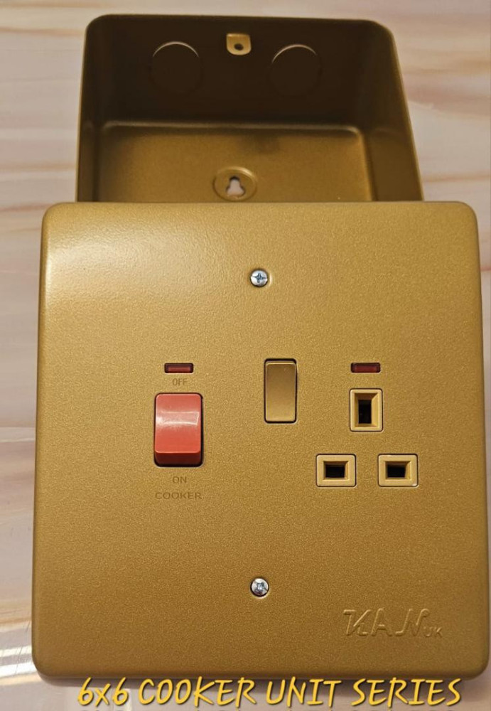 Wooden Veneer Switch & Socket