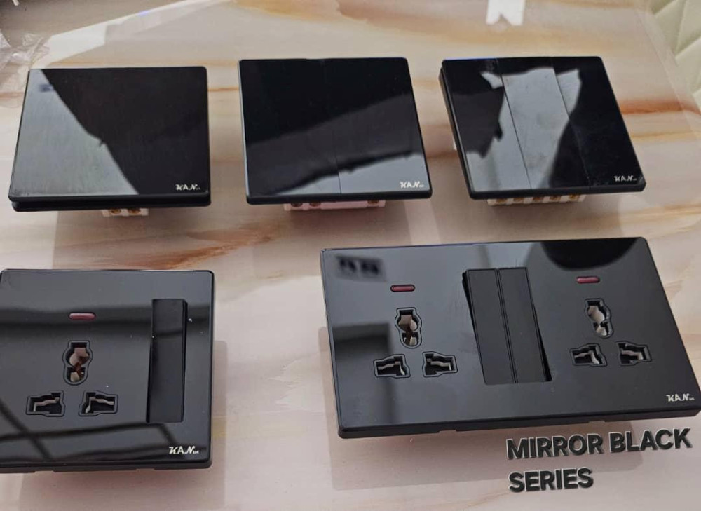 Wooden Veneer Switch & Socket