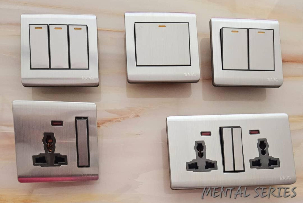 Wooden Veneer Switch & Socket