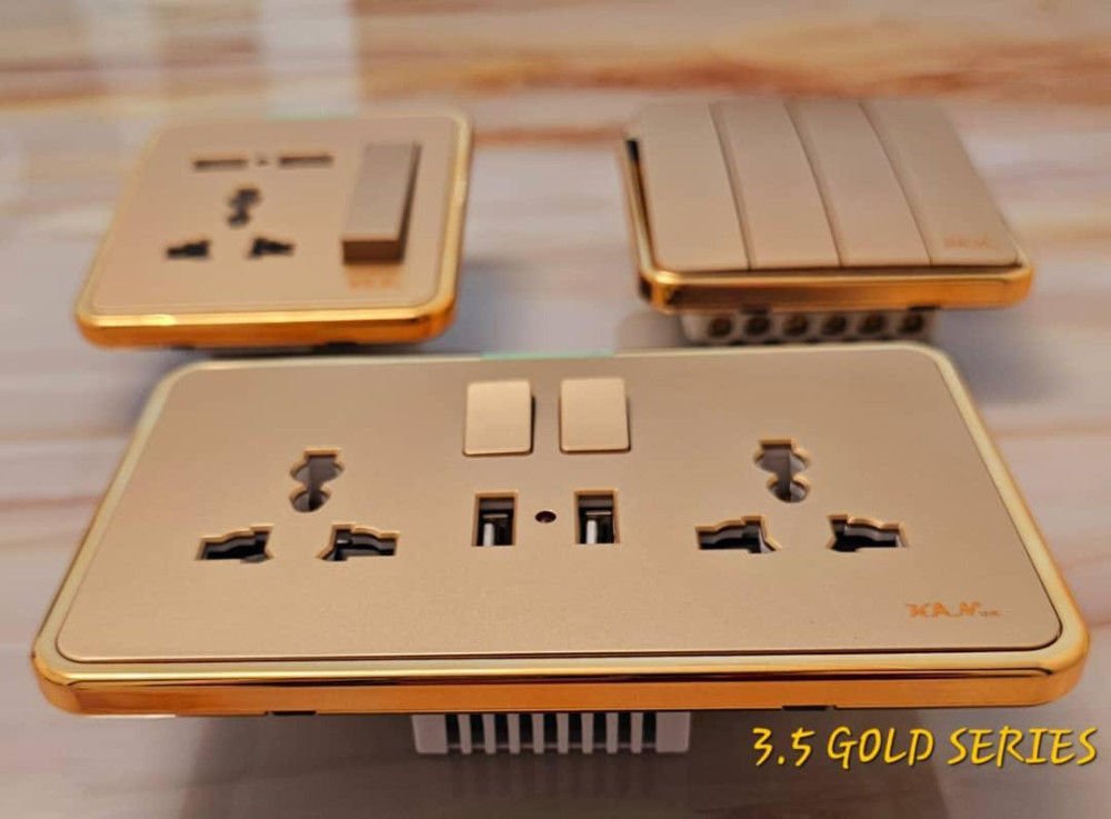 Matte Champagne Switch & Socket