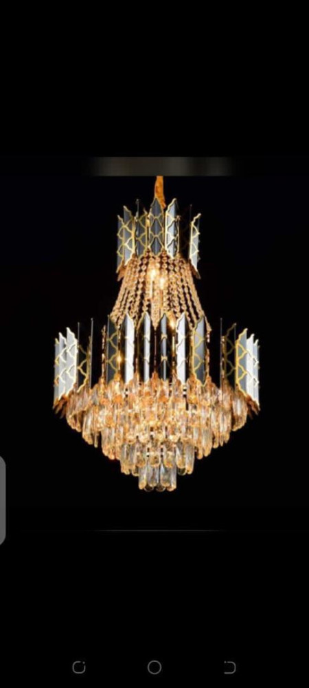 Drum Shade Fabric Chandelier