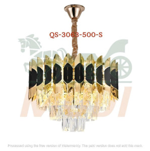 Black Iron Candle Chandelier