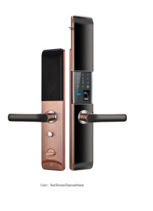 Tecche Smart Door Lock with an antique copper Finish