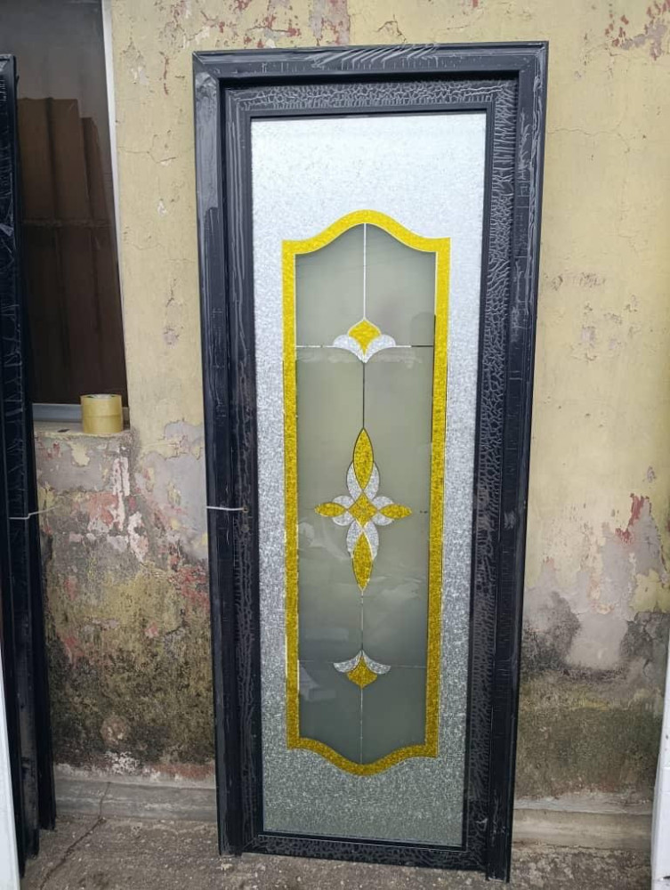 Clear Toilet Glass Door