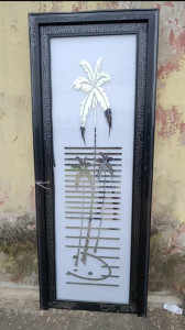 Tinted Toilet Glass Door