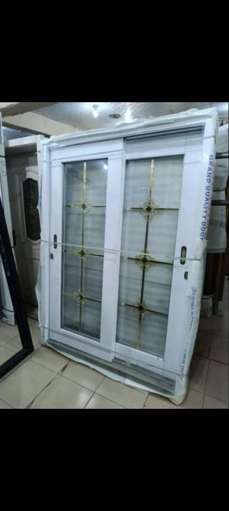 Double Panel Luxury Glass Door