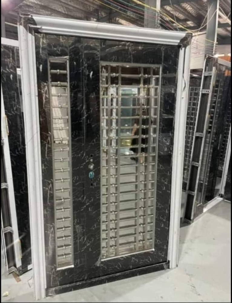 Double Panel Luxury Glass Door