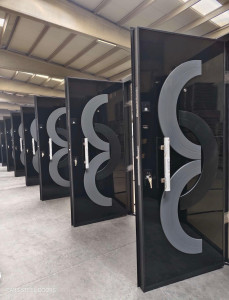Black Steel Door 