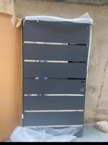 Modern White Security Door 