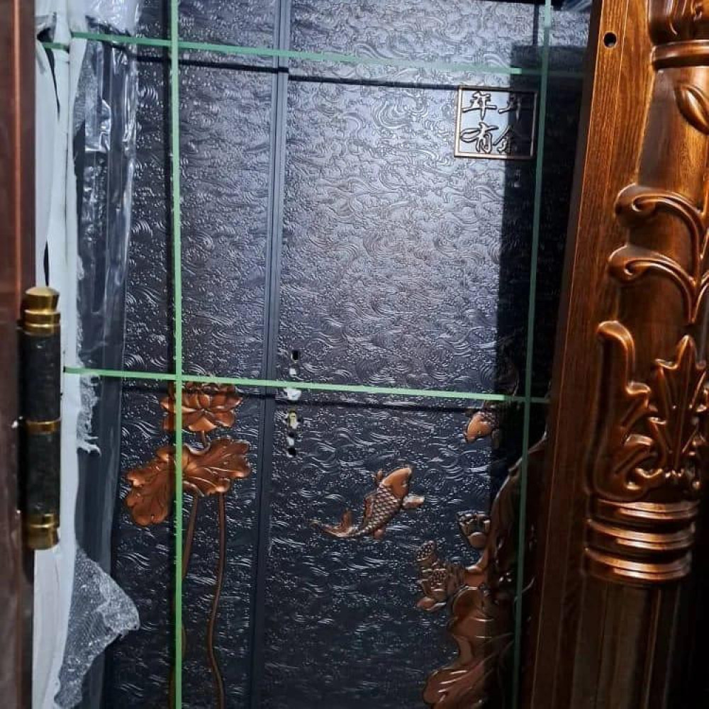 Black Textured Security Doors