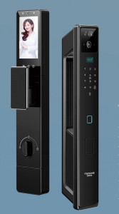Matte Black Tecche Smart Door Lock