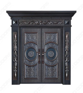 Double Cast Aluminum Security Door Known blending high security with intricate designs 