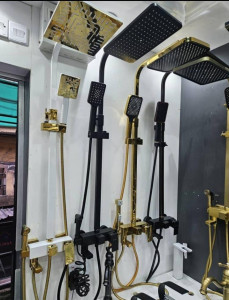 Series of standing shower faucet sets