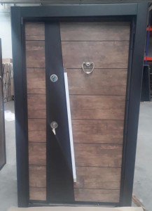 Brown and Black Turkey Security Door