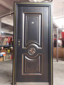 Security Entrance Door Potentially a steel or bulletproof model