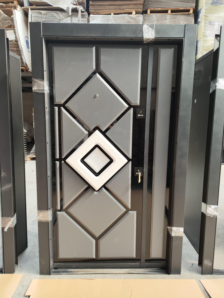Turkish Security Door made from Reinforced steel frame 