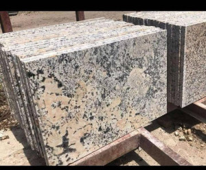 Bianco Typhoon granite Tile