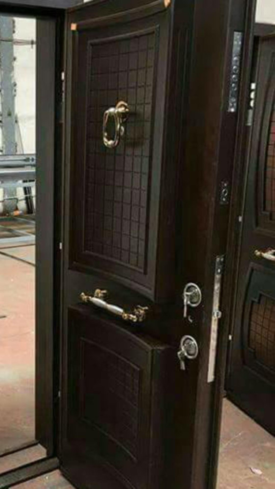 Dark-Brown Security Door