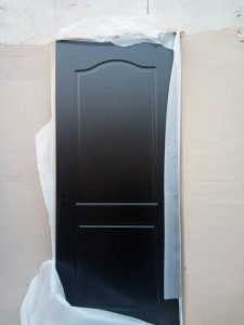 Black Interior Wooden Door