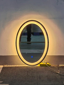 Oval Led Touch light mirror