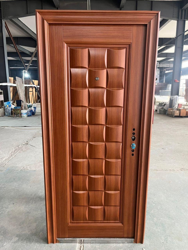 Wood-grain finshed steel Security Door