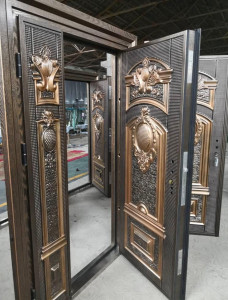 Ornate Cast Aluminum Doors 