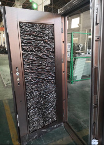 Copper cast Security Door constructed from robust materials like copper or cast aluminum