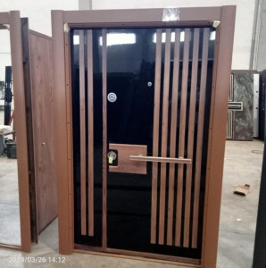 LuxeWood Security Door