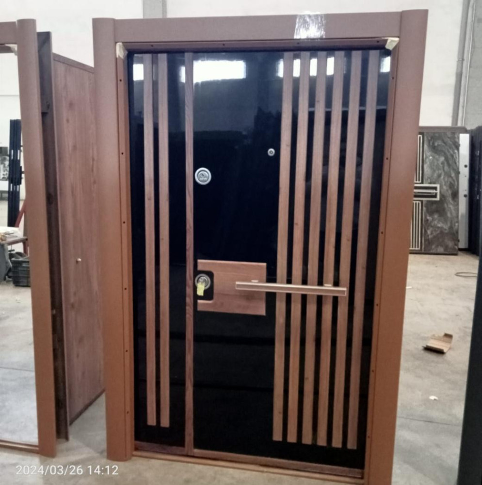 LuxeWood Security Door