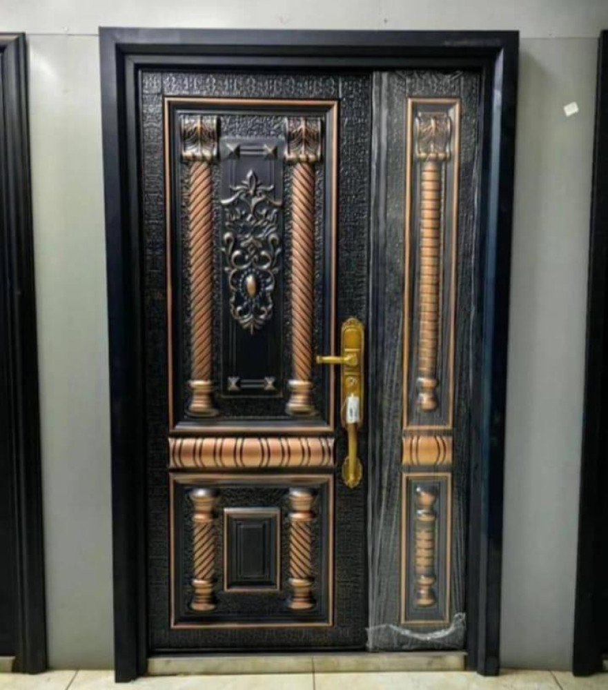 Antique Gold Security Door
