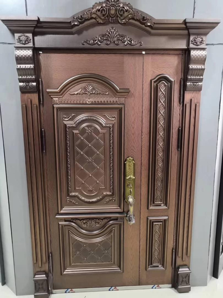 African Walnut Security Door