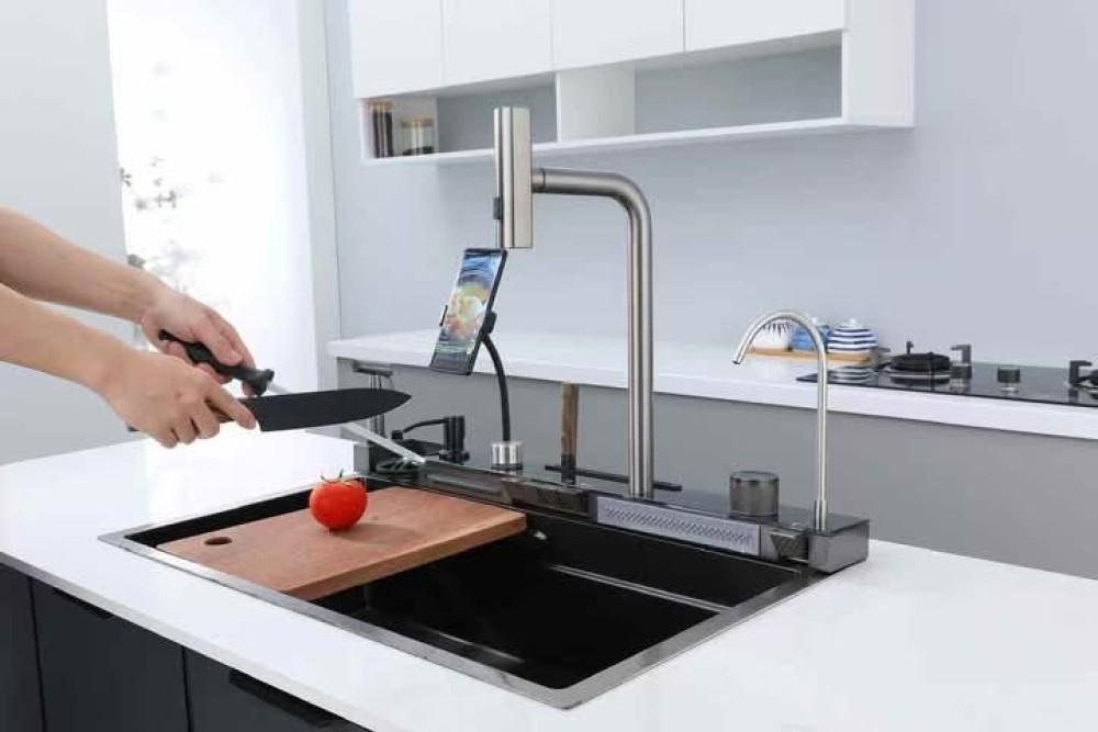 Opulent kitchen sink